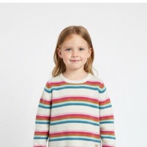 Carters Multi Colour Striped Chenille Sweater